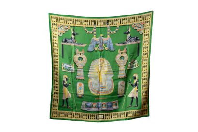 HERMES
Silk square.
Tutankhamun