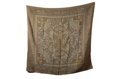 HERMES
Silk chiffon square.
Ferry America