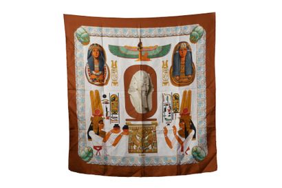 HERMES
Silk square. 
Ramses Pharaon