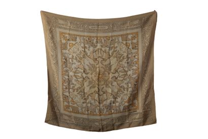 HERMES
Silk chiffon square.
Ferry America