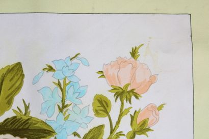 HERMES.
Silk square
Romantique