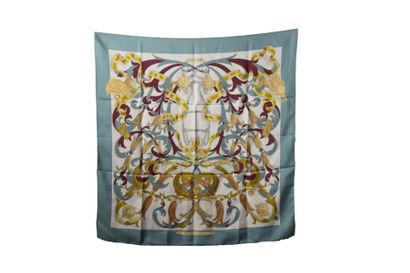 HERMES 
Silk square.
Le Mors