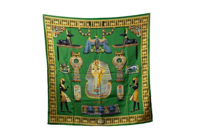 HERMES
Silk square.
Tutankhamun