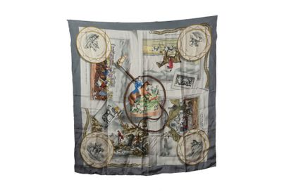 HERMES
Silk square. 
The Hunt