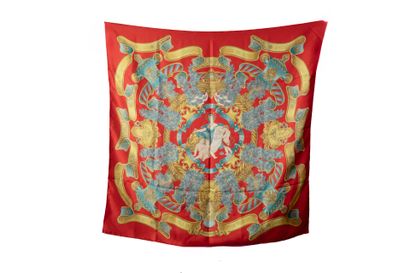 HERMES 
Silk square. 
Europe