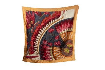 HERMES
Silk square. 
Brazil