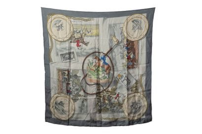 HERMES
Silk square. 
The Hunt