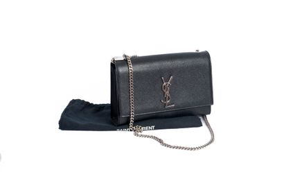 SAINT LAURENT 
Kate shoulder bag, black grained...