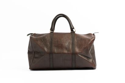 CHRISTIAN DIOR
Brown embossed leather bag....