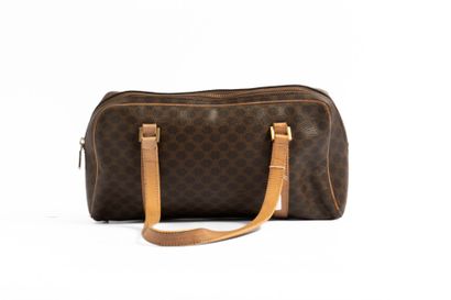 CELINE
Handbag in triumph canvas and natural...