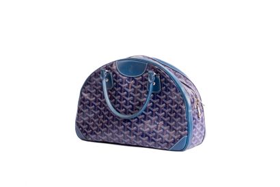 GOYARD
Bowling bag in blue goyardine canvas...