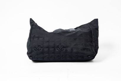 CHANEL
Shopping bag in black damask nylon....