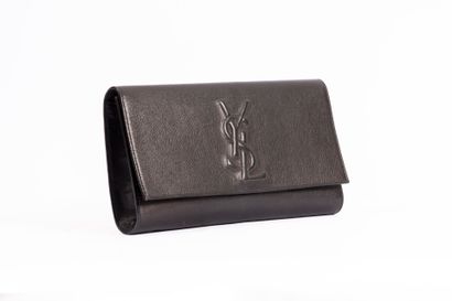 YVES SAINT LAURENT
Hand pouch in black goatskin,...