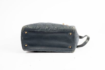 CHRISTIAN DIOR
Lady Dior bag in navy blue...