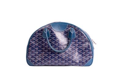 GOYARD
Bowling bag in blue goyardine canvas...