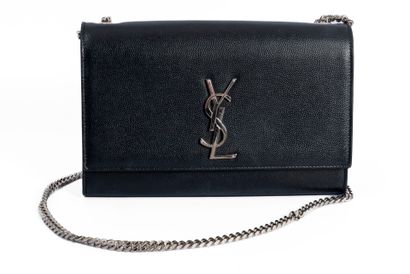 SAINT LAURENT 
Kate shoulder bag, black grained...