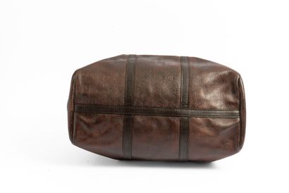 CHRISTIAN DIOR
Brown embossed leather bag....