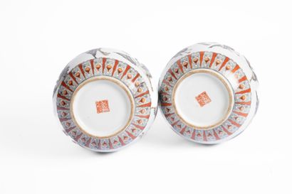 CHINA, 20th century
Pair of porcelain vases...