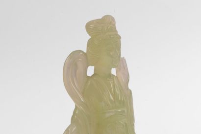 CHINA, 20th century
Statuette of a female...