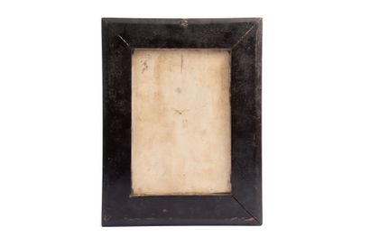VIETNAM, circa 1900
Enameled ceramic plaque...