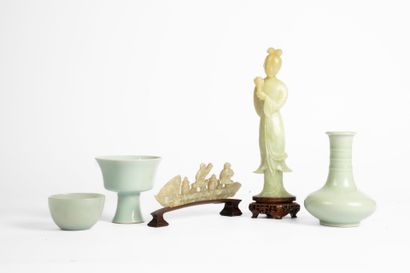 CHINA, 20th century
Meeting of trinkets including...