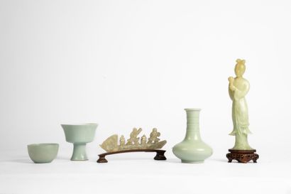 CHINA, 20th century
Meeting of trinkets including...
