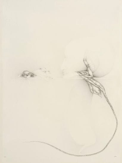 Fred DEUX (1924-2015)
Autoportrait, 1981
Mine...