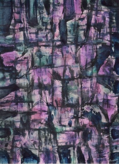 Alfred MANESSIER (1911-1993)
Le Mur, 1973
Aquarelle...