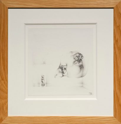 Fred DEUX (1924-2015)
Sans titte,1984
Mine...