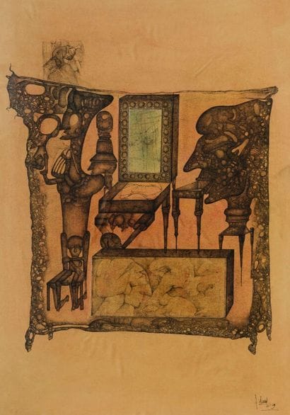 Fred DEUX (1924-2015)
Le placard, 1969
Encre...