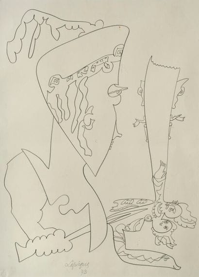Charles LAPICQUE (1898-1988)
Composition
Pencil...