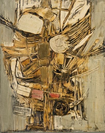 Roger-Edgar GILLET (1924-2004)
Composition,...