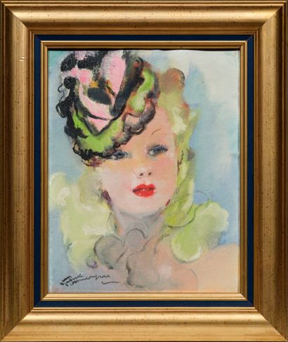 Jean Gabriel DOMERGUE (1889-1962)
Femme au...