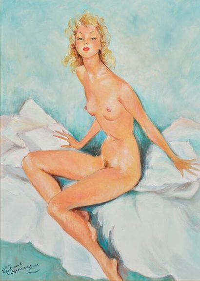 Jean Gabriel DOMERGUE (1889-1962)
Nu féminin
Huile...