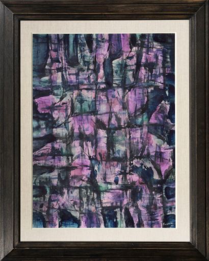 Alfred MANESSIER (1911-1993)
Le Mur, 1973
Aquarelle...