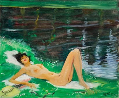 Jean Gabriel DOMERGUE (1889-1962)
Nu féminin...