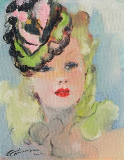 Jean Gabriel DOMERGUE (1889-1962)
Femme au...
