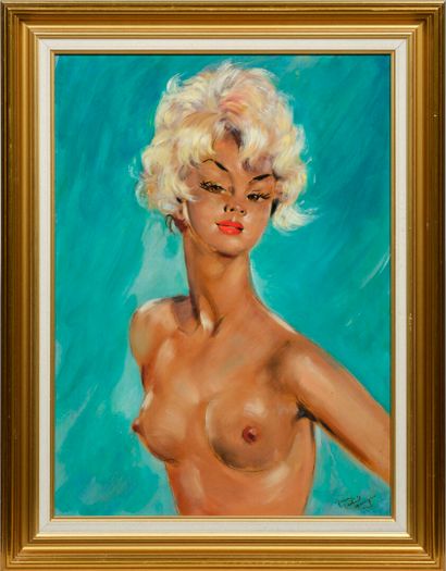 Jean Gabriel DOMERGUE (1889-1962)
Nu féminin
Huile...