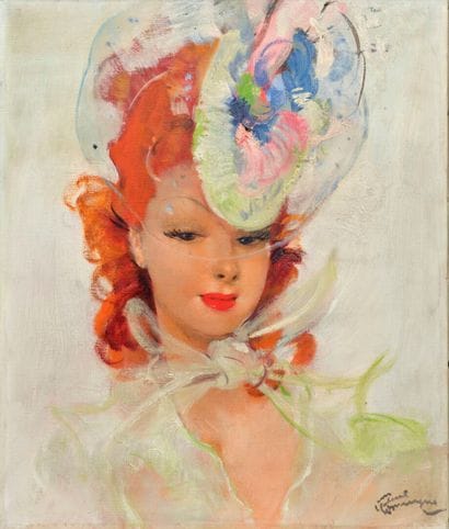 Jean Gabriel DOMERGUE (1889-1962)
Woman with...