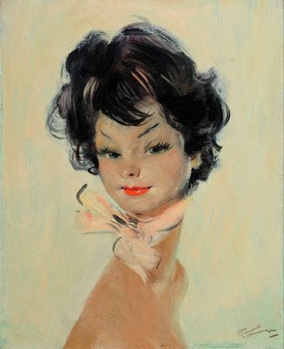 Jean Gabriel DOMERGUE (1889-1962)
Femme en...