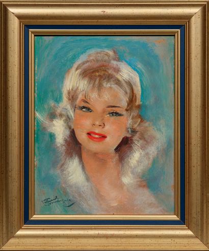 Jean Gabriel DOMERGUE (1889-1962)
Femme à...