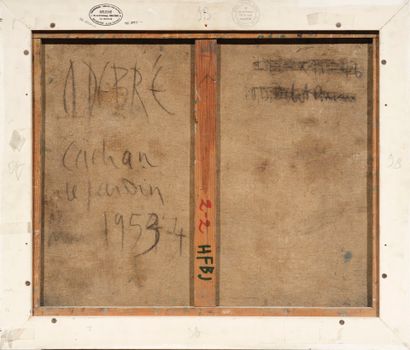 Olivier DEBRÉ (1920-1999)
Cachan le jardin,...