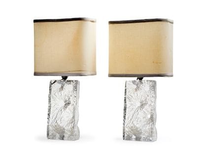 DAUM

Chardon model
Important pair of Daum...