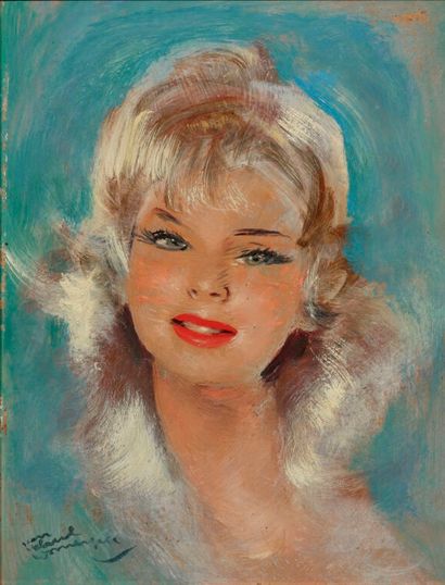 Jean Gabriel DOMERGUE (1889-1962)
Femme à...