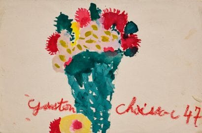 Gaston CHAISSAC (1910-1964)
Bunch of flowers
Watercolor...