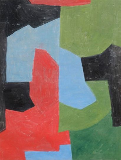Serge POLIAKOFF (1900-1969)
Rouge, Bleu,...