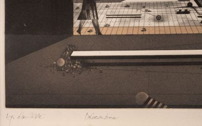 ASSADOUR BEZDIKIAN (né à Beyrouth en 1943)
Lithographie...