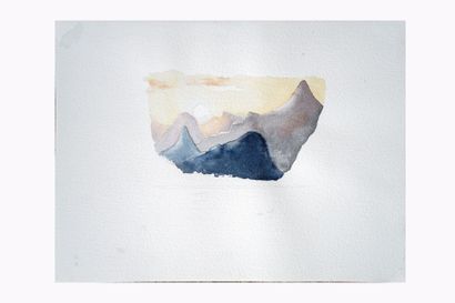 Ecole française du XXIe siècle
Paysage carioca
Aquarelle...