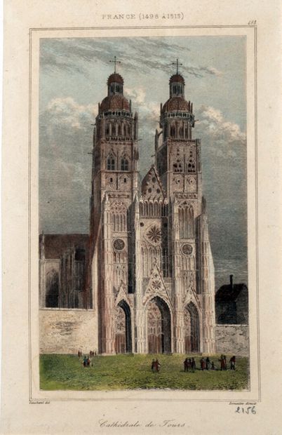 Réunion de 19 gravures dont la France illustrée...