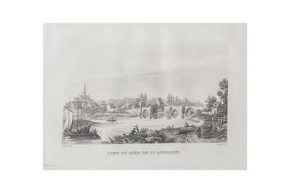 Réunion de 19 gravures dont la France illustrée...